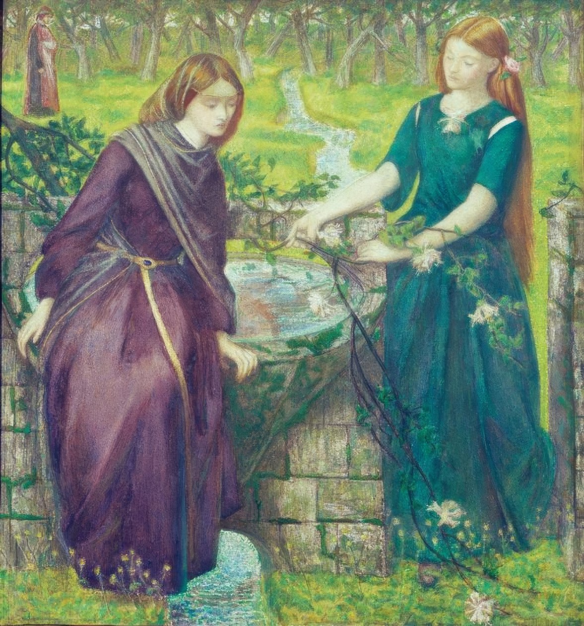 Dante látomása Rachelről és Leáról alkotó: Dante Gabriel Charles Rossetti