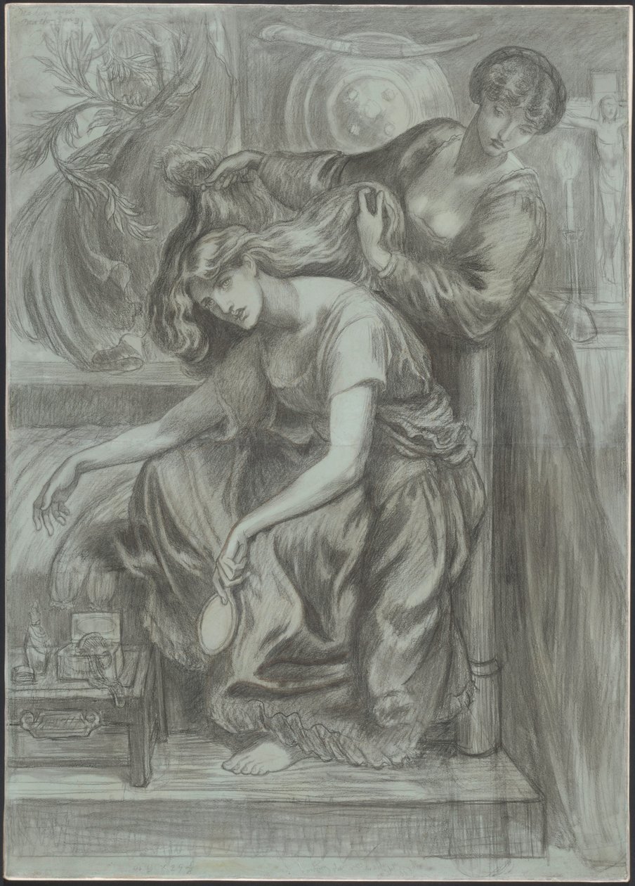 Desdemona halálének alkotó: Dante Gabriel Rossetti