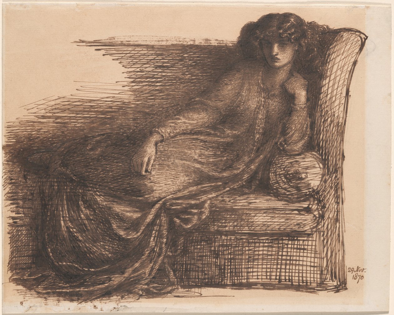 Jane Morris alkotó: Dante Gabriel Rossetti