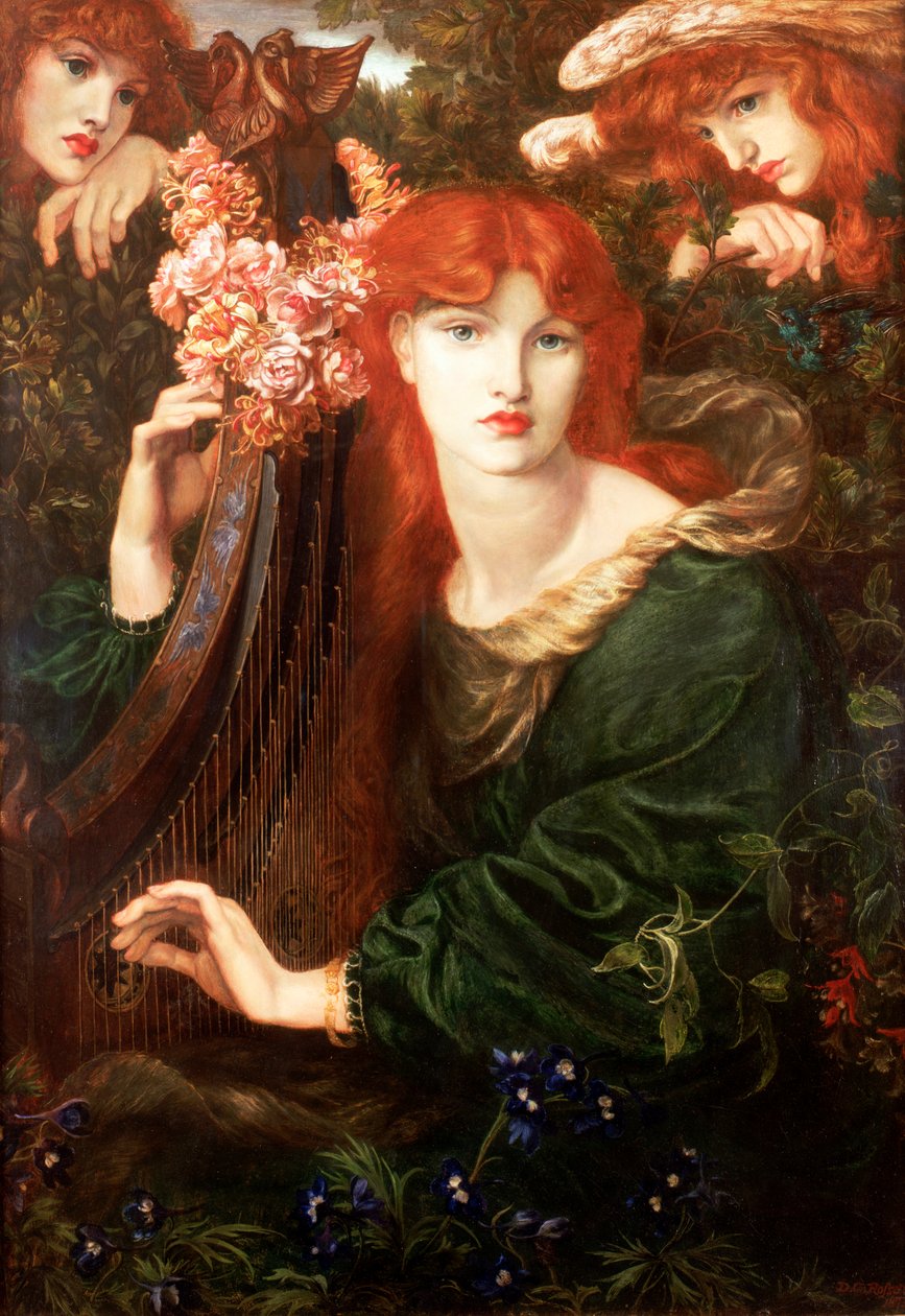 „La Ghirlandata”, 1873 alkotó: Dante Gabriel Rossetti