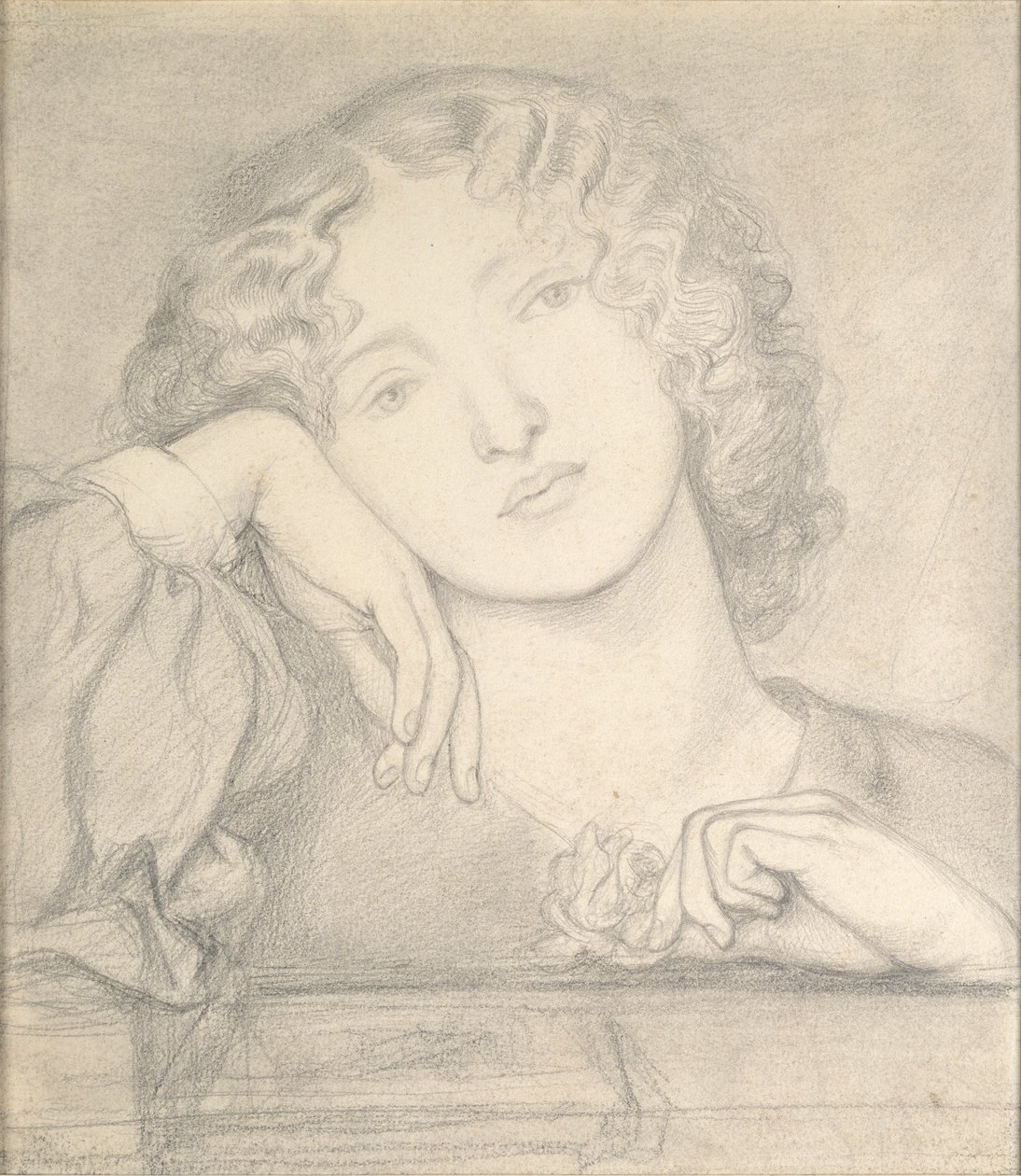 Man Rose, 1860-as évek alkotó: Dante Gabriel Rossetti
