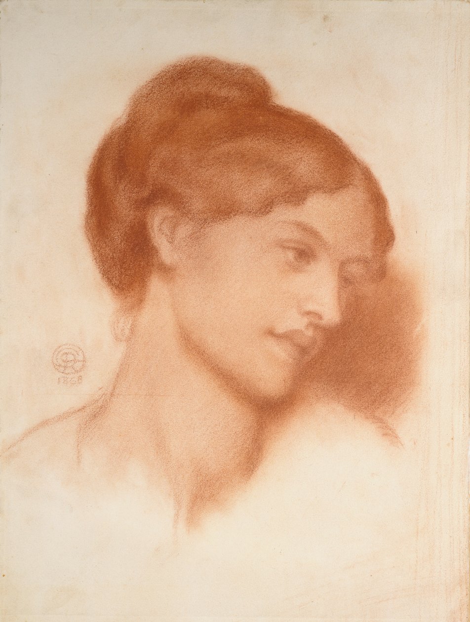 Mrs Murray Marks portréja, 1868 alkotó: Dante Gabriel Rossetti