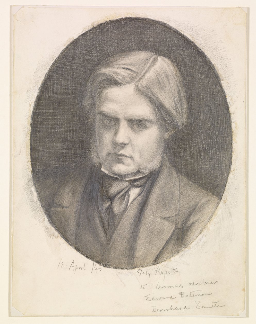 William Holman Hunt portréja (1827-1910) alkotó: Dante Gabriel Rossetti