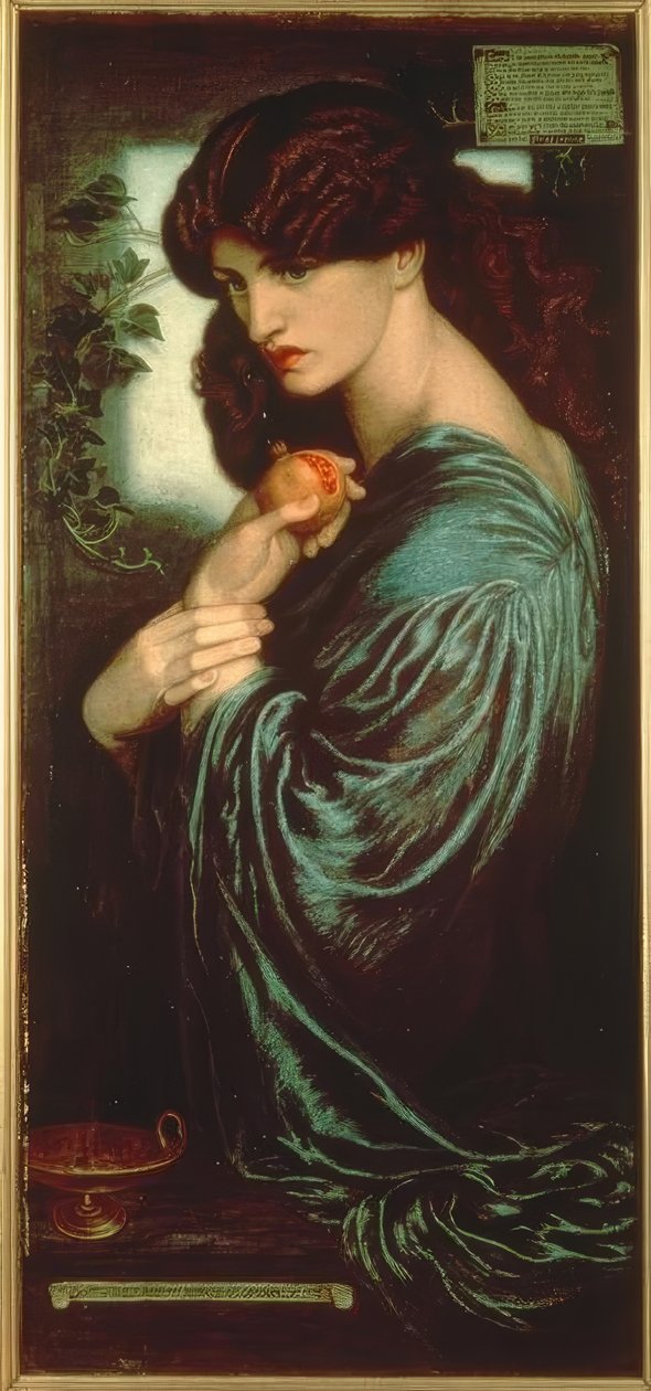 Proserpina alkotó: Dante Gabriel Charles Rossetti