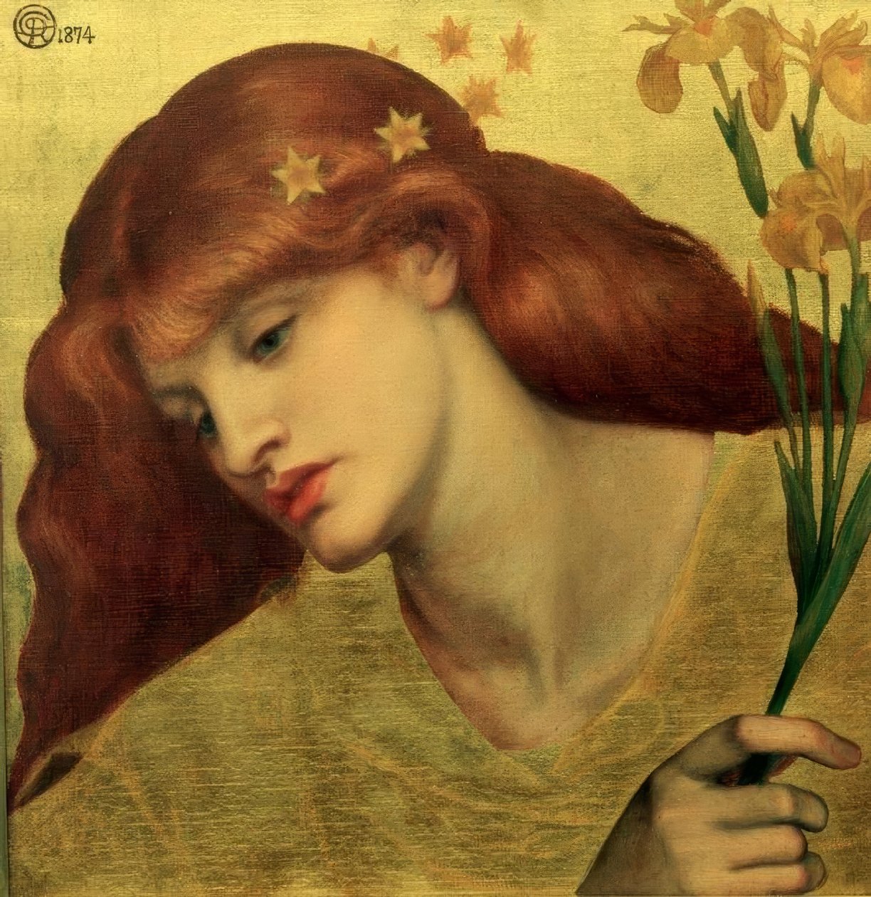 Szent Lilias alkotó: Dante Gabriel Charles Rossetti