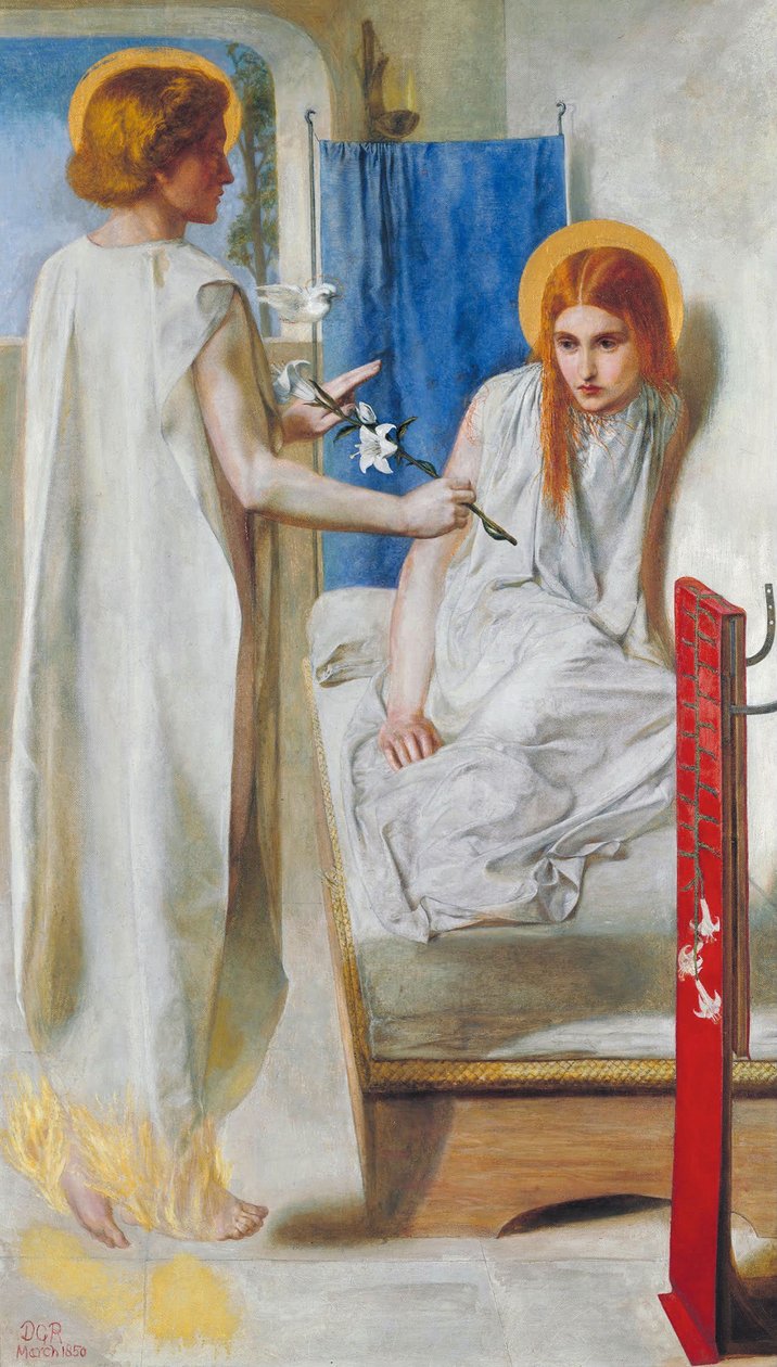 A Gyümölcsoltó Boldogasszony ünnepe alkotó: Dante Gabriel Rossetti