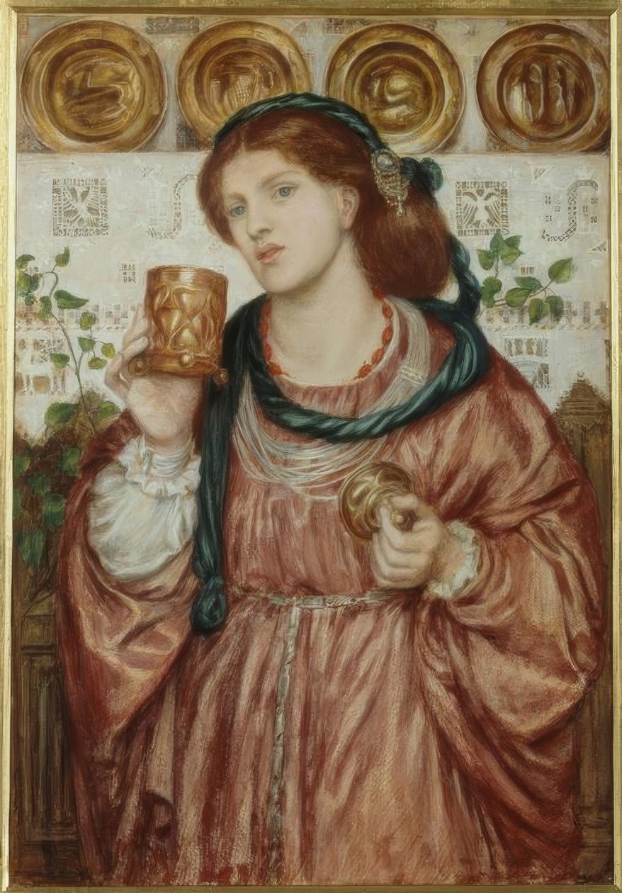 A szerető kupa alkotó: Dante Gabriel Charles Rossetti
