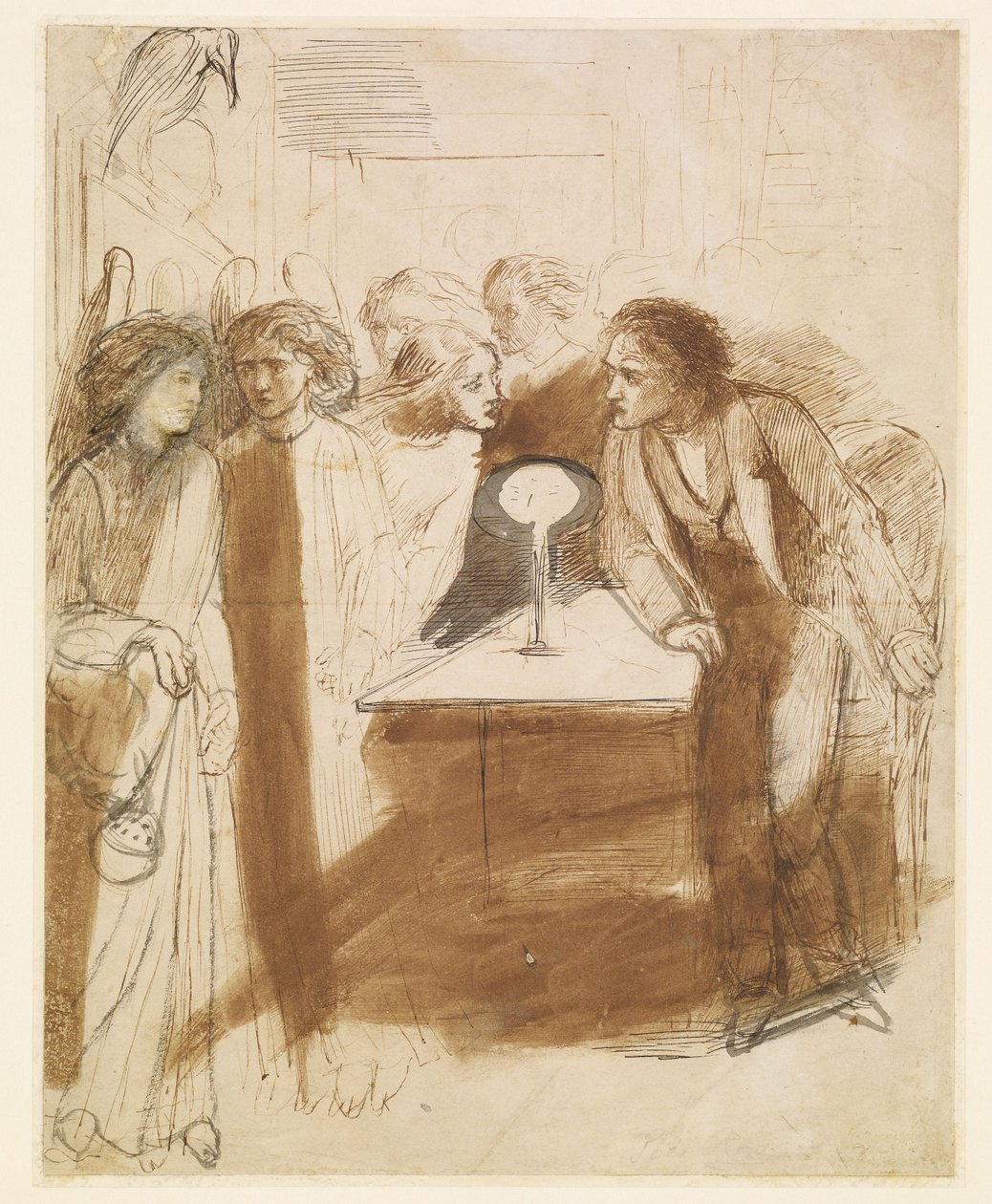 The Raven - Angel Footfalls alkotó: Dante Gabriel Rossetti