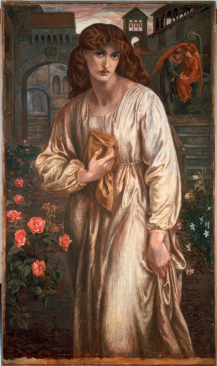 Beatrice üdvözlete alkotó: Dante Gabriel Charles Rossetti