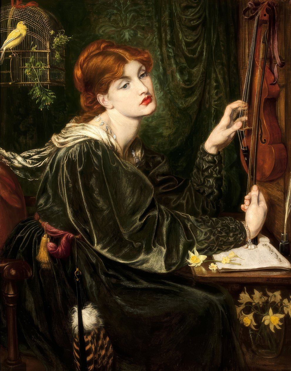 Veronica Veronese alkotó: Dante Gabriel Rossetti