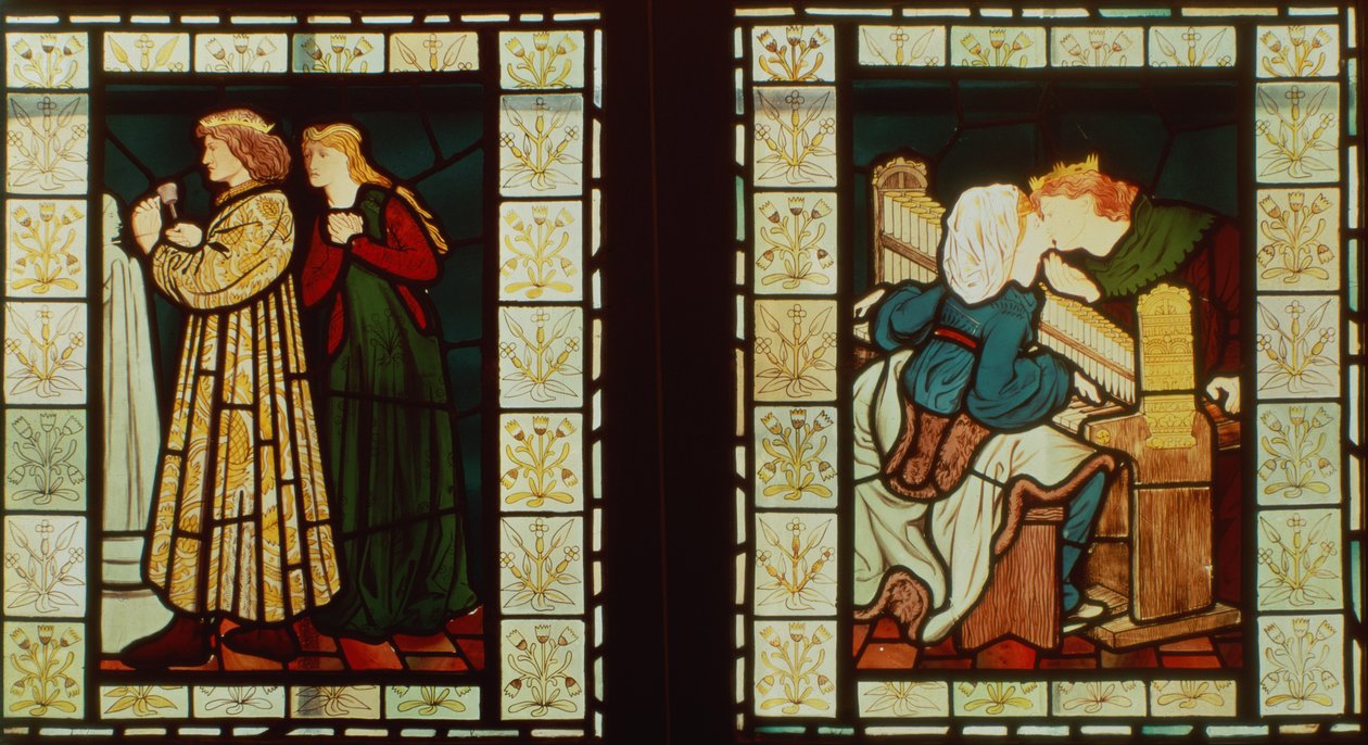 René Anjou király nászútja, Burne-Jones és Dante G. Rossetti, 1862 alkotó: Dante Gabriel and Burne Jones, Edward Rossetti