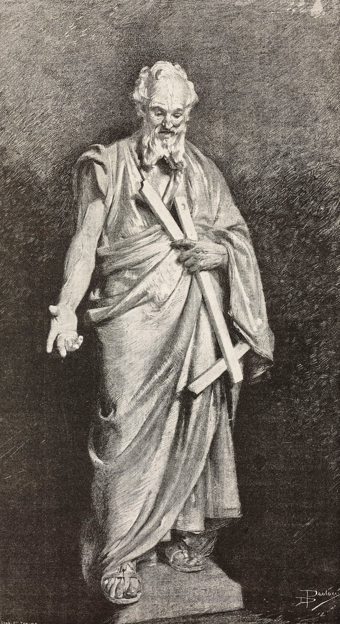 Szent Tamás szobra alkotó: Dante Paolocci