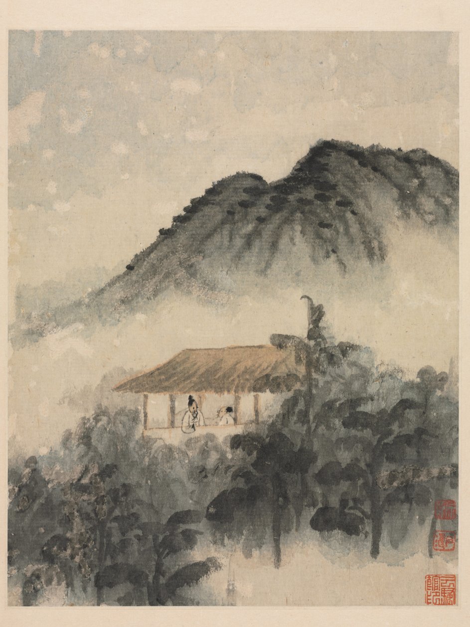 Emlékezések a Qinhuai folyóra, a Qing-dinasztiára alkotó: Daoji Shitao