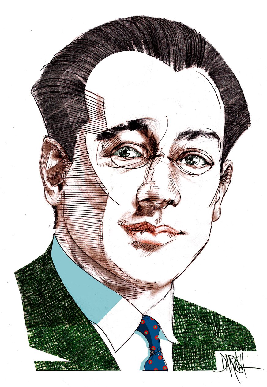 Carlo Diano, 2022 (digitális színes ceruzarajz) alkotó: Dariush Radpour