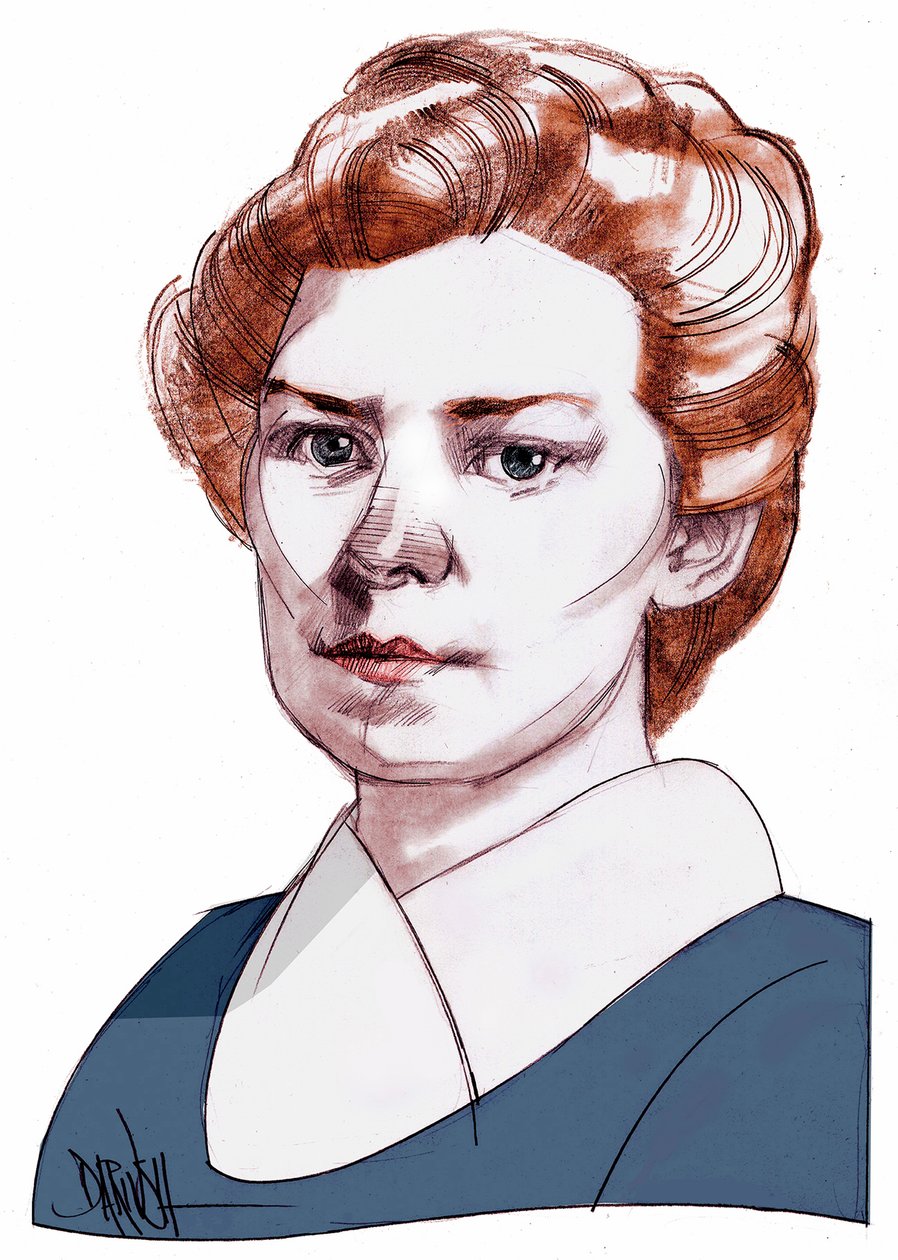 Ethel Lilian Boole Voynich, 2013 (digitális színes ceruzarajz) alkotó: Dariush Radpour