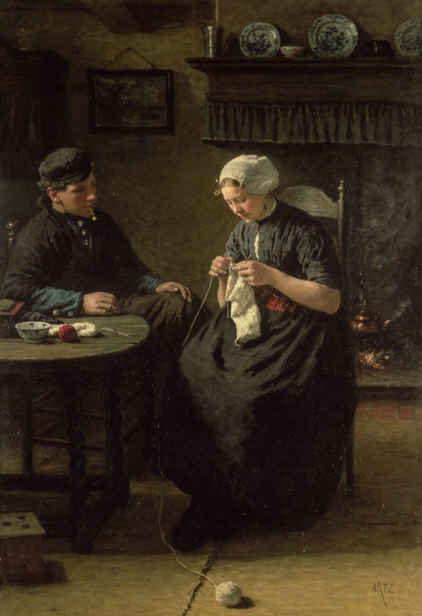 Az ügy (Scheveninger belső tér) alkotó: David Adolph Constant Artz