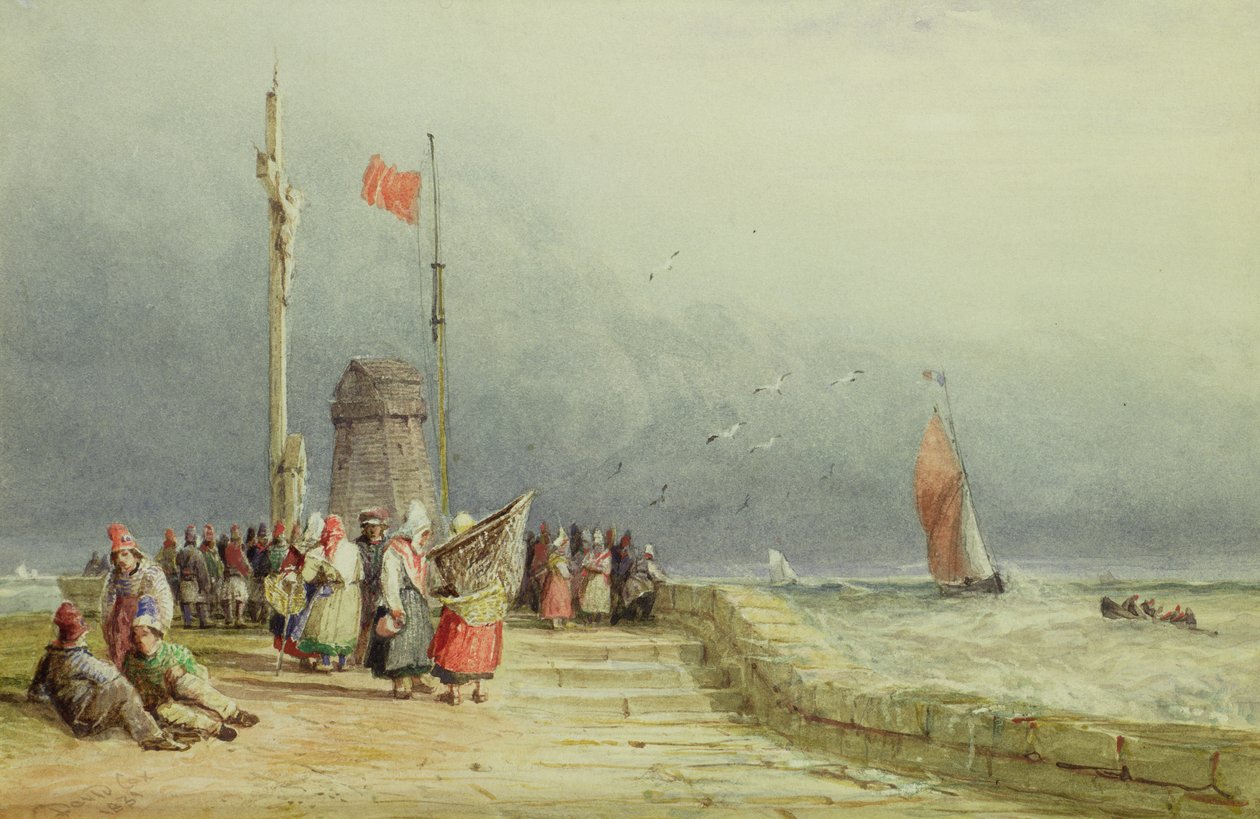 Dieppe alkotó: David Cox