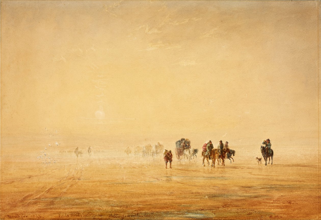 Lancaster Sands, 1844 alkotó: David Cox
