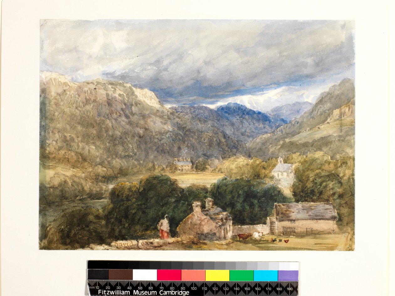 No.1273 Bettws-y-Coed (wc és fekete kréta papíron) alkotó: David Cox