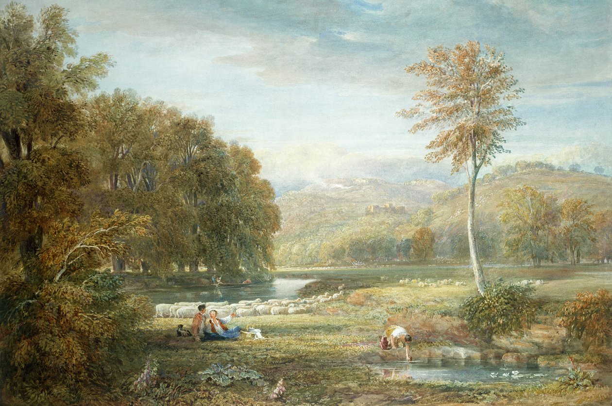 Lelkészi jelenet alkotó: David Cox