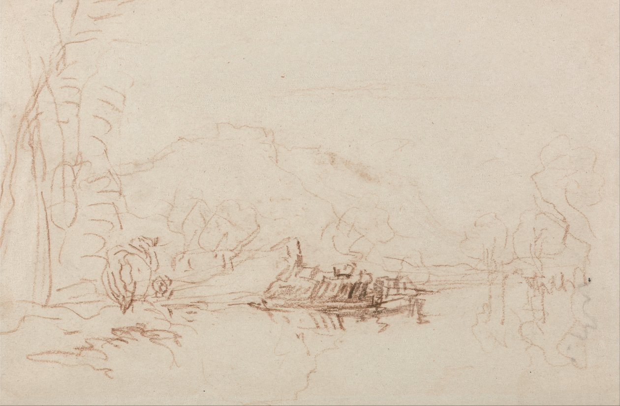 Folyami jelenet alkotó: David Cox