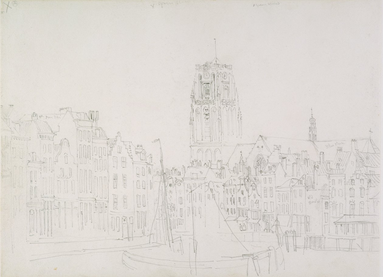 Rotterdam, 1826 körül alkotó: David Cox