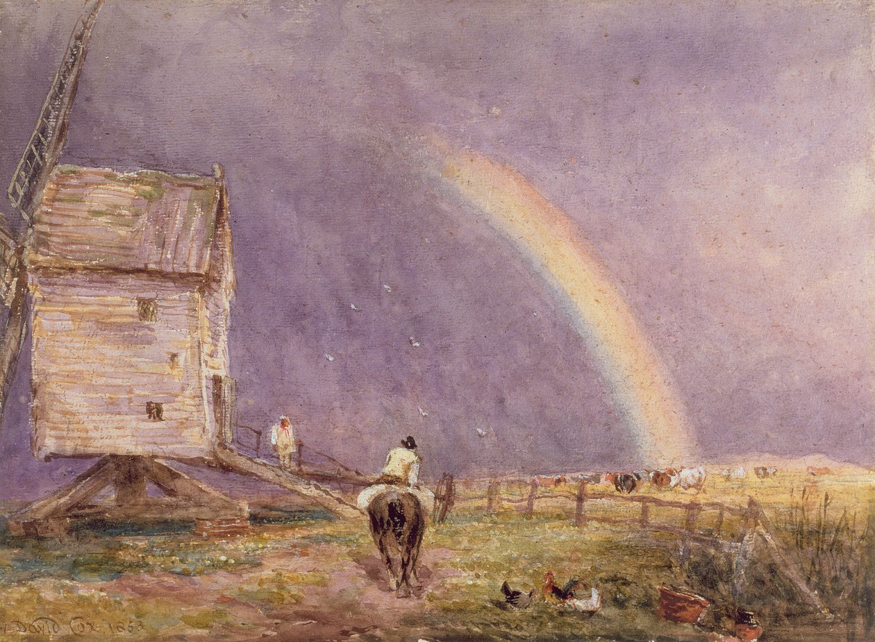 A malom, 1853 alkotó: David Cox