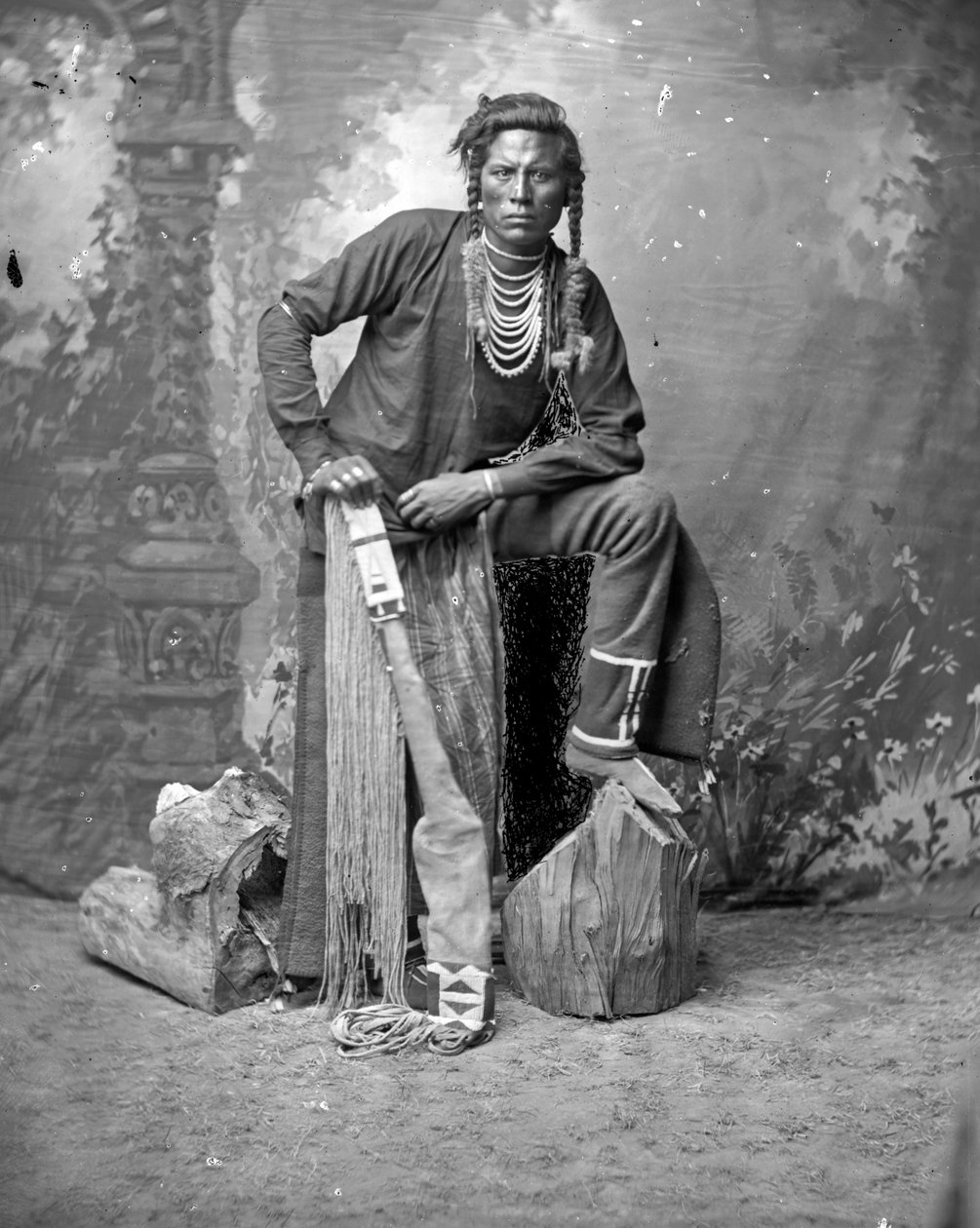Curley, Crow Scout, 1880-as évek alkotó: David Frances Barry