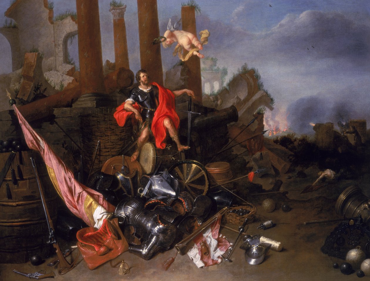 A háború allegóriája Vincenzo Gonzagával I. (1612) alkotó: David III Ryckaert