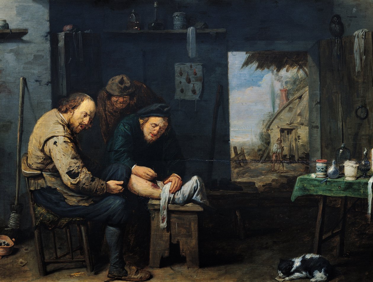 A sebész, 1638 alkotó: David III Ryckaert