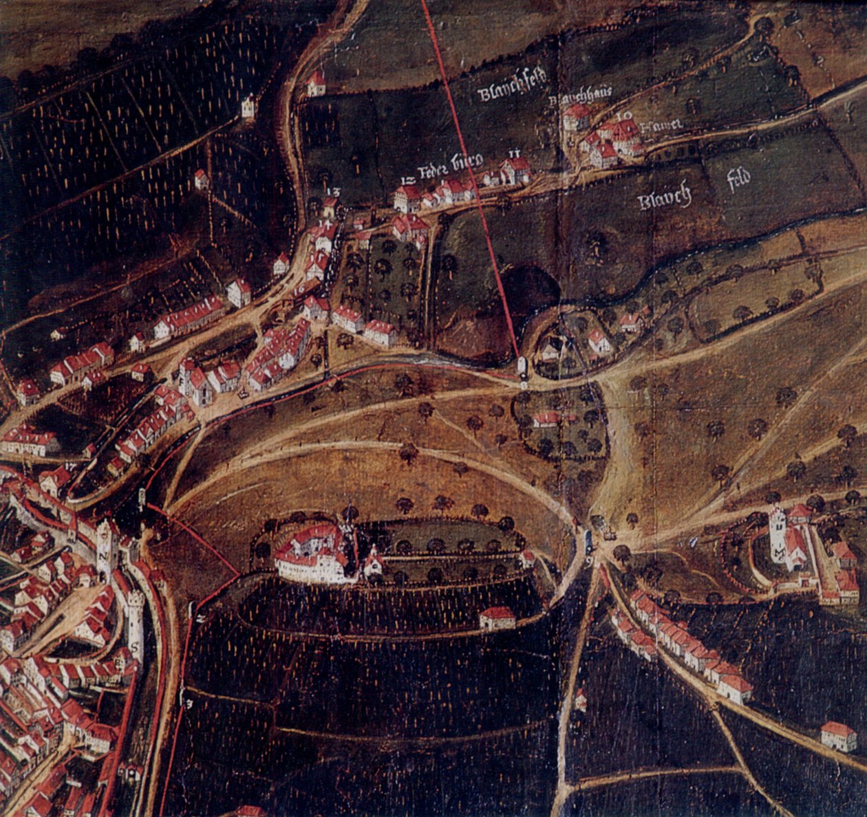 Vorstadt Ölschwang, Veitsburg alkotó: David Mieser