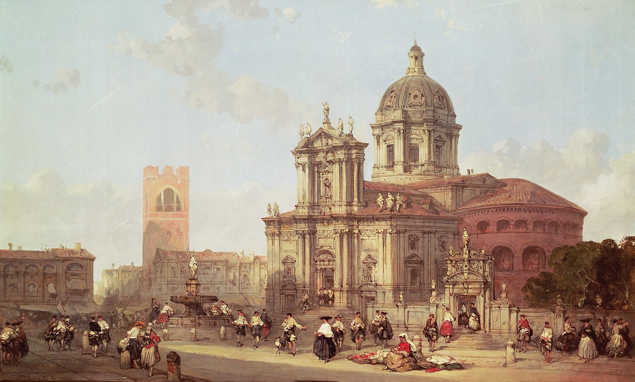 Brescia székesegyház, 1860 alkotó: David Roberts