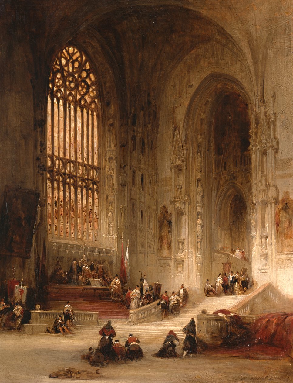 Burgosi székesegyház, 1838 alkotó: David Roberts