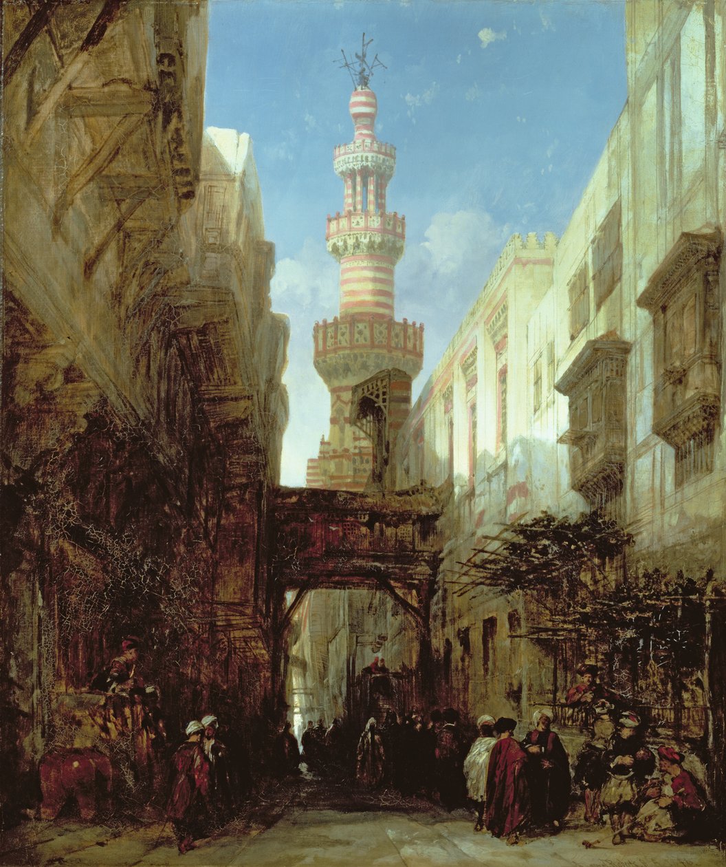 Utca Kairóban, 1846 alkotó: David Roberts
