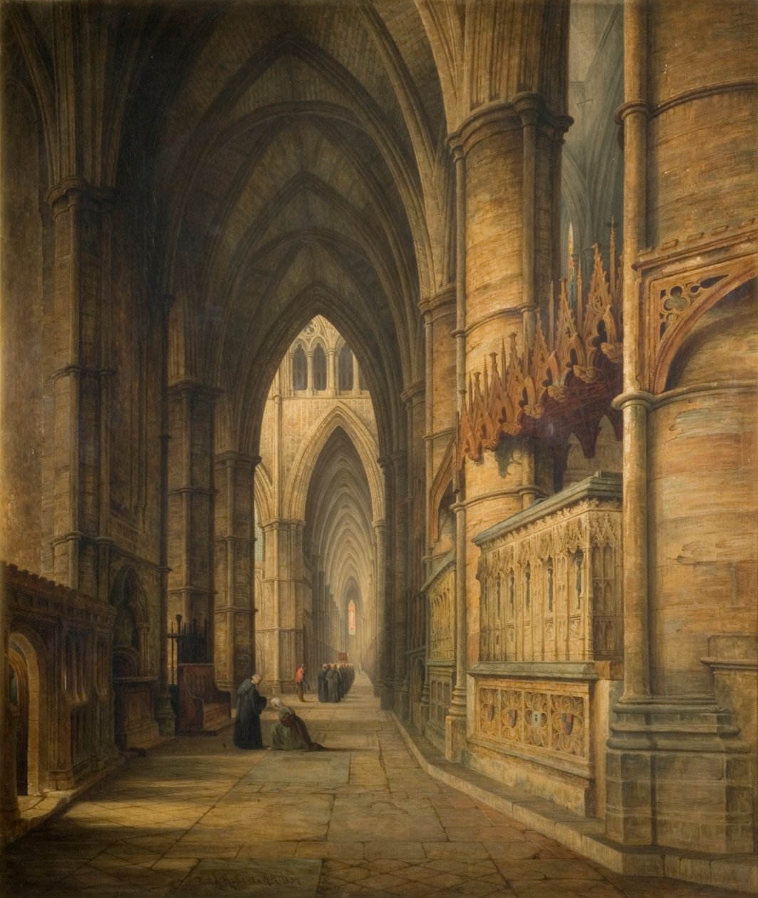 III. Edward sírja, a Westminster Abbey alkotó: David Roberts