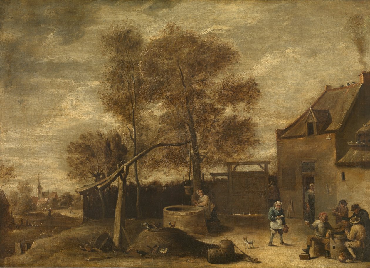 A tanyán alkotó: David Teniers the Younger