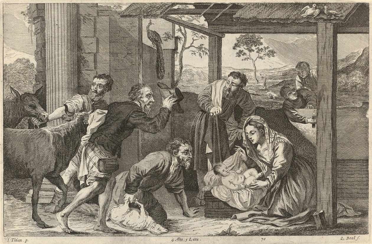A pásztorok imádása alkotó: David Teniers the Younger