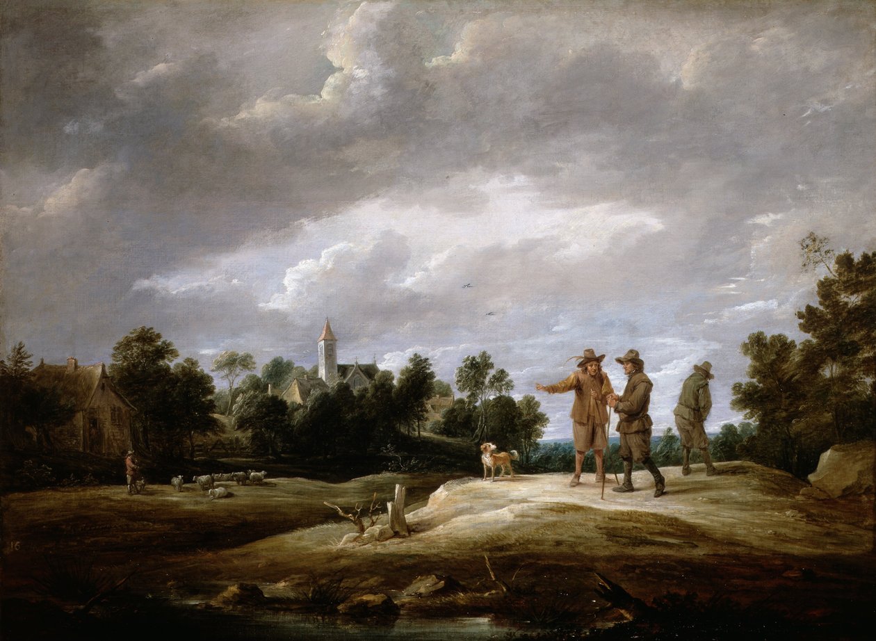 Beszélgető parasztok alkotó: David Teniers the Younger