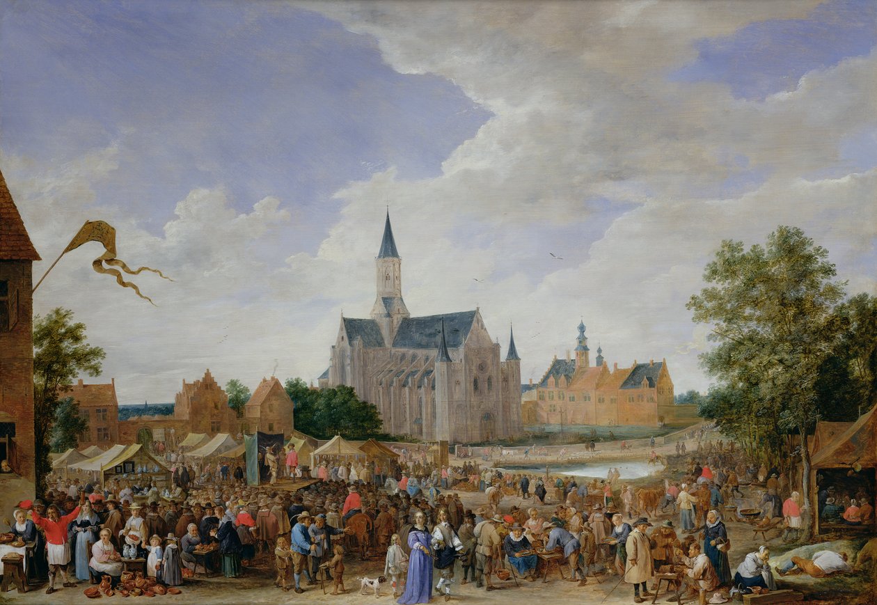 A potterek vására Gentben alkotó: David Teniers the Younger