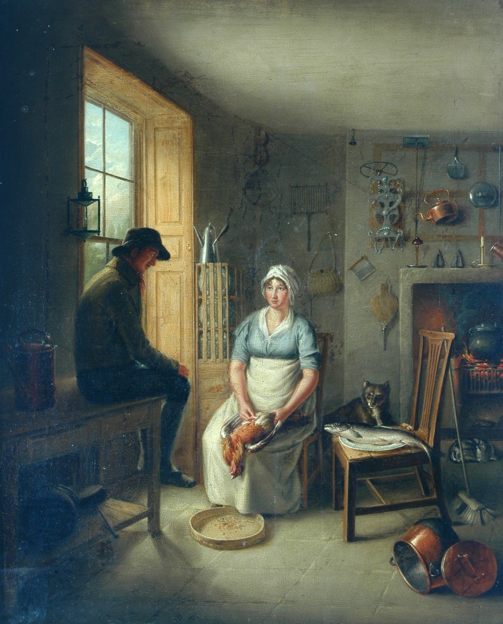 Vadőr és Szakács alkotó: David Wilkie