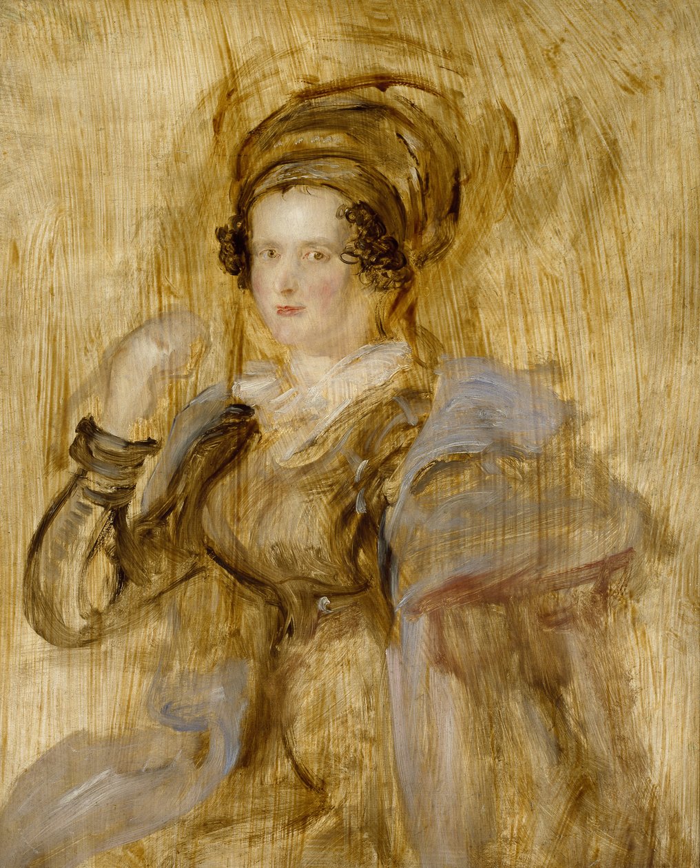 Maria, Lady Chalcott portréja, 19. század alkotó: David Wilkie
