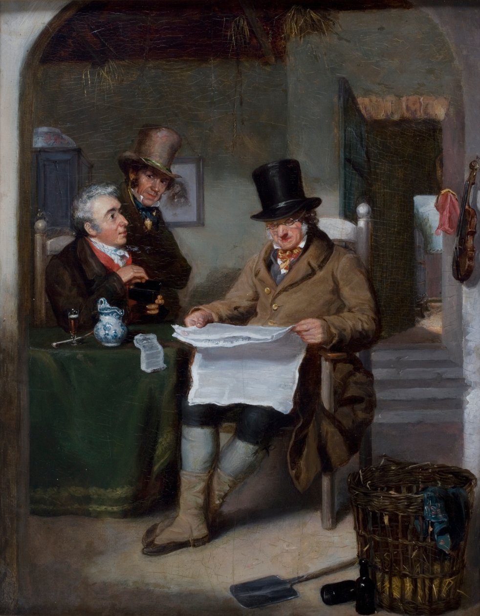 Hírek olvasása alkotó: David Wilkie