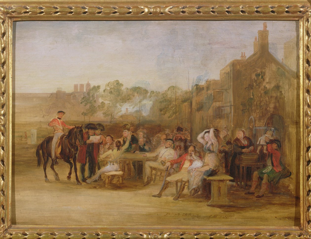 Tanulmány a „Chelsea nyugdíjasoknak, akik olvassák a Waterloo-küldést”, 1822 (lásd: 10331) alkotó: David Wilkie