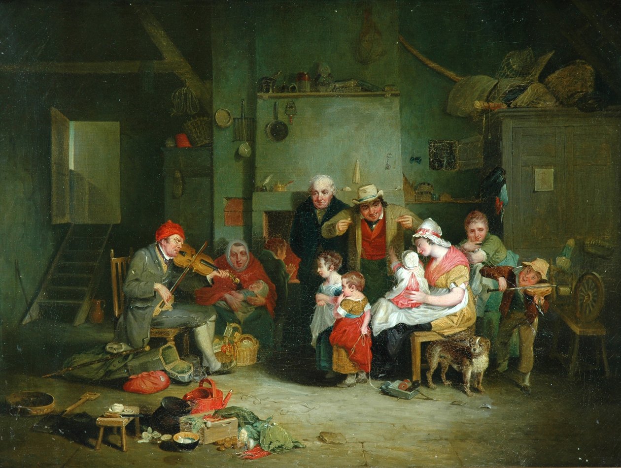 A vak hegedűs alkotó: David Wilkie