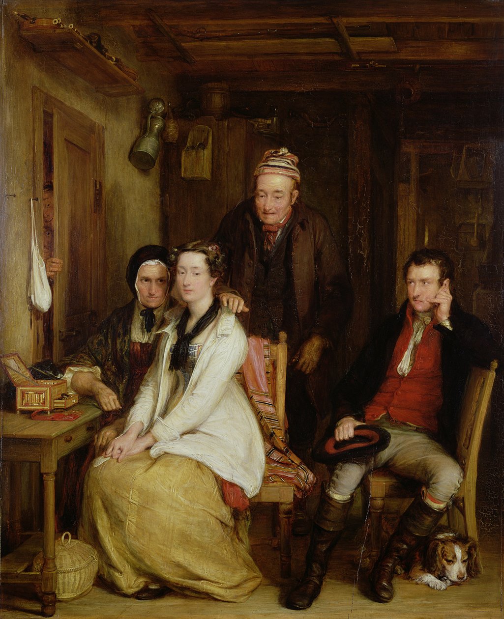 Az elutasítás Burn „Duncan” című művéből alkotó: David Wilkie