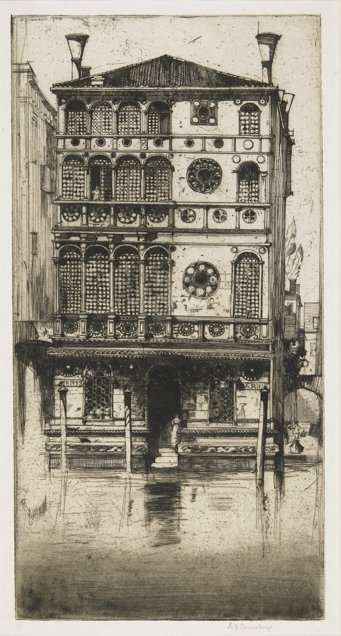 Dárius János, 1900 alkotó: David Young Cameron