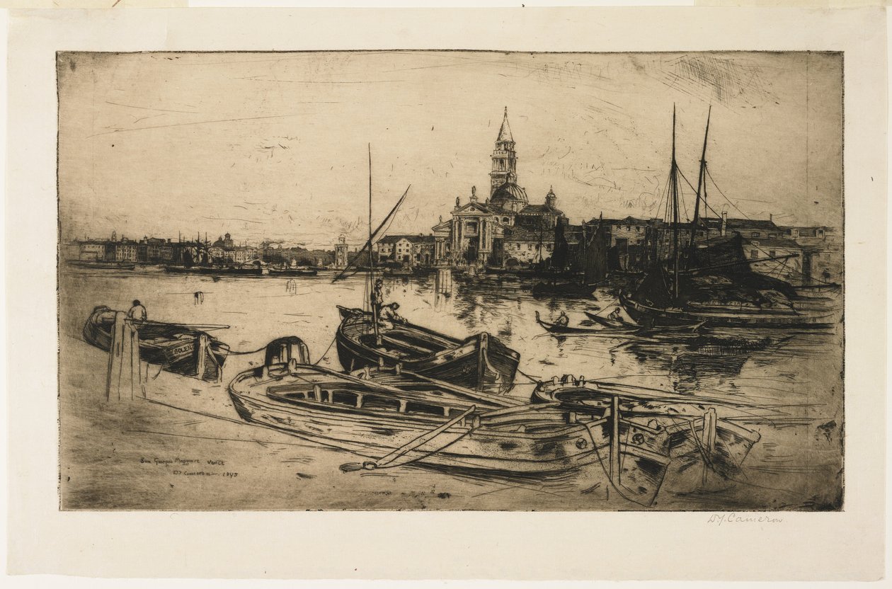 San Giorgio Maggiore, 1895 alkotó: David Young Cameron