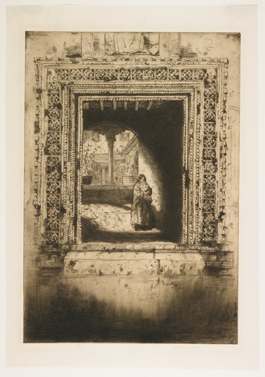 Az Abbazia, Velence, 1900 alkotó: David Young Cameron