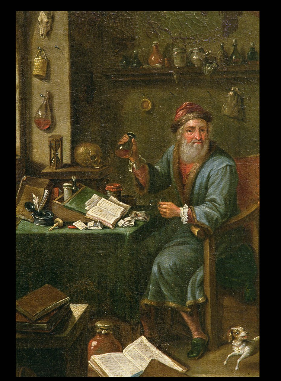 Az alkimista tanulmánya (részletek, lásd: 164372) alkotó: David Teniers the Elder