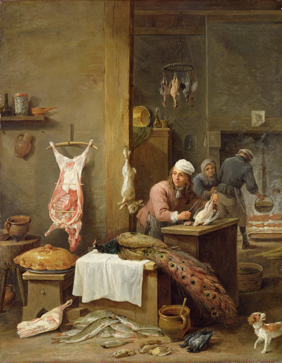 A konyhában, 1669 alkotó: David Teniers the Younger